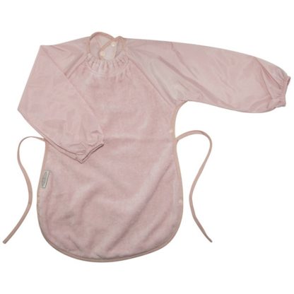 Silly Billyz slabbetje longsleeve messy eater antique pink