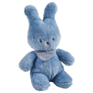 Nattou knuffel konijn Tipidou blauw
