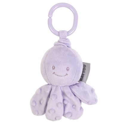 Nattou activiteitenknuffel octopus lila