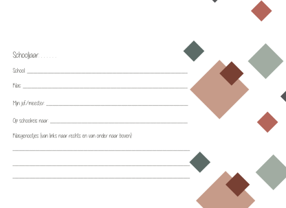 JeP Kids | schoolfotoboek kersenrood - Afbeelding 9