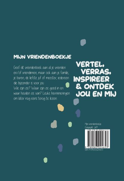 JeP Kids | vriendenboek smaragdgroen - Afbeelding 3