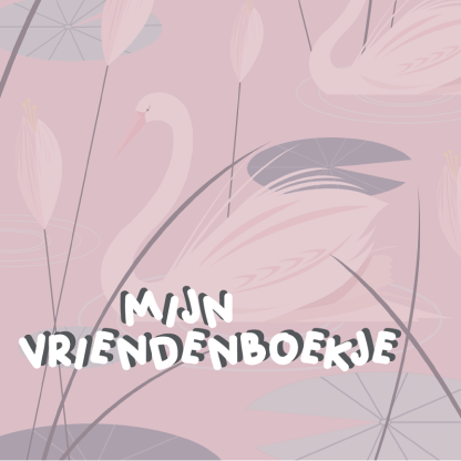 JeP Kids | vriendenboek plumroze