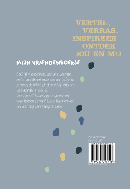 JeP Kids | vriendenboek oudblauw - Afbeelding 3