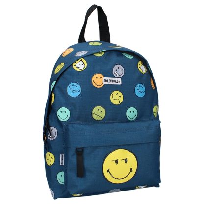 SmileyWorld rugtas take the time to smile detail