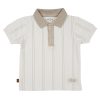 24036001 Frogs and Dogs polo pique stripes eton voorkant