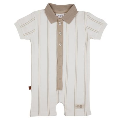 24036008 Frogs and Dogs onesie pique stripes eton voorkant