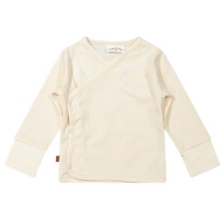 24037007 Frogs and Dogs overslagshirt waffle organic off white voorkant