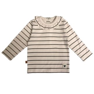 24085002 Frogs and Dogs t-shirt gestreept voorkant
