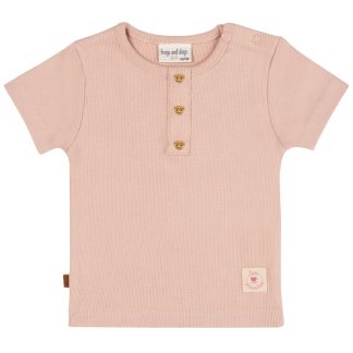 25021001 Frogs and Dogs t-shirt roze love garden voorkant
