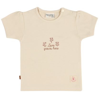 25021005 Frogs and Dogs t-shirt love grows here voorkant