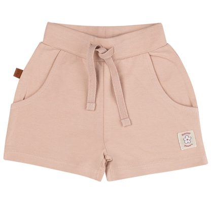 25022003 Frogs and Dogs korte broek roze summer flowers voorkant