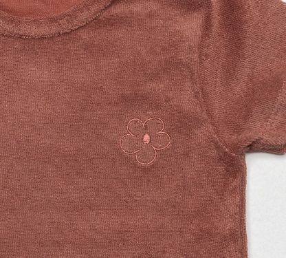 25022011 Frogs and Dogs t-shirt terry summer flowers detail