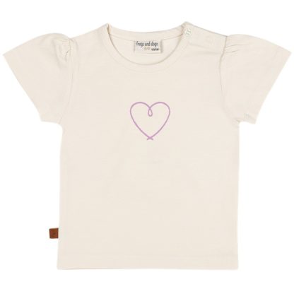 25023003 Frogs and Dogs t-shirt hart beautiful hearts voorkant