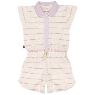 25023007 Frogs and Dogs playsuit stripes beautiful heart voorkant