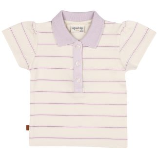 25023009 Frogs and Dogs polo gestreept beautiful hearts voorkant