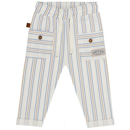 25024002 Frogs and Dogs lange broek striped sand and sun voorkant