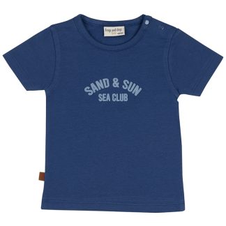 25024005 Frogs and Dogs t-shirt sand and sun blauw voorkant