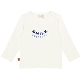 25025001 Frogs and Dogs t-shirt smile everyday offwhite voorkant