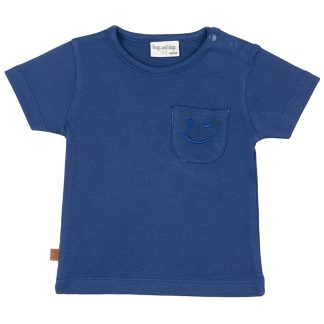 25025003 Frogs and Dogs t-shirt smile blauw voorkant