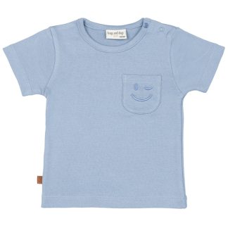 25025003 Frogs and Dogs t-shirt smile lichtblauw voorkant