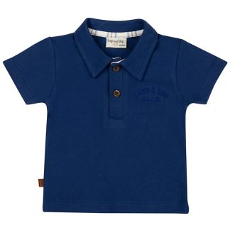 25094010 Frogs and Dogs polo blauw sand and sun voorkant