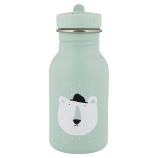 2610196 Trixie drinkfles RVS Mr Polar Bear 350ml voorkant