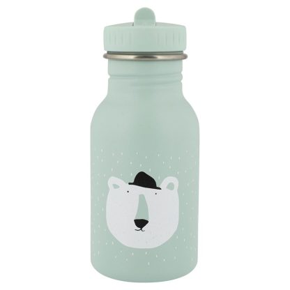 2610196 Trixie drinkfles RVS Mr Polar Bear 350ml voorkant