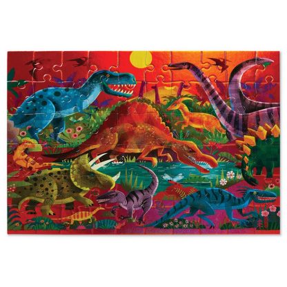 3879052 Crocodile Creek folie puzzel dazzling dinosaurs puzzel