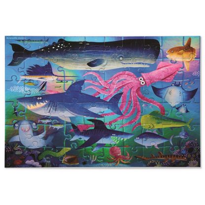 3879055 Crocodile Creek folie puzzel shimmering sharks puzzel