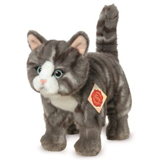 918226 Hermann Teddy Collection kat staand grijs tabby