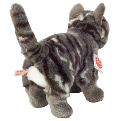 918226 Hermann Teddy Collection kat staand grijs tabby achterkant
