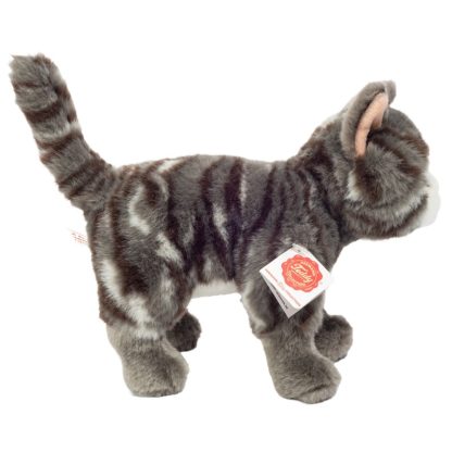 918226 Hermann Teddy Collection kat staand grijs tabby zijkant