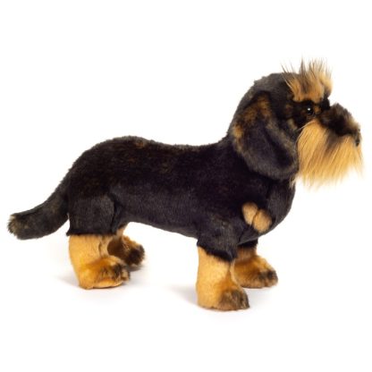 919230 Hermann Teddy Collection ruwharige teckel staand 28 cm zijkant