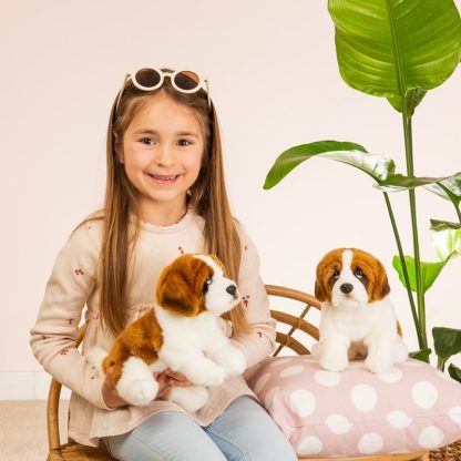 919834 Hermann Teddy Collection knuffel Sint Bernard zittend 25 cm sfeerfoto