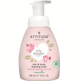 Attitude | baby leaves hair & bodywash parfumvrij