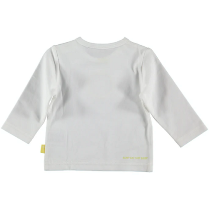 B.E.S.S. | t-shirt long sleeve lion wit - Afbeelding 2