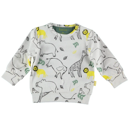 B.E.S.S. | sweater aop animals wit