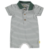 B.E.S.S. playsuit wit stripe polo