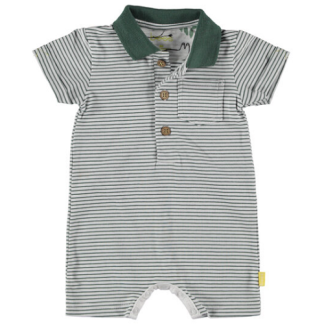 B.E.S.S. playsuit wit stripe polo