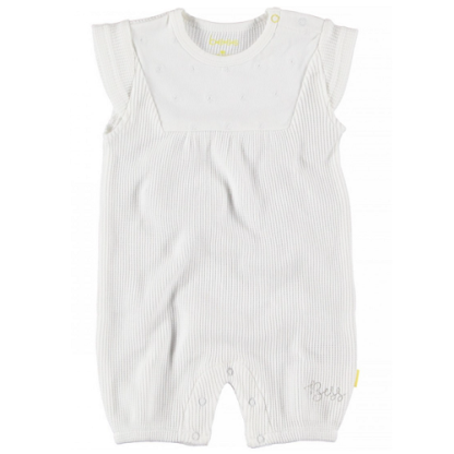 B.E.S.S | playsuit ster wafel wit