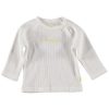 B.E.S.S | t-shirt longsleeve wafel wit - Afbeelding 2
