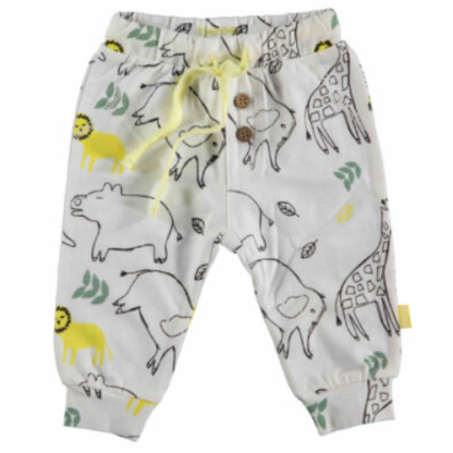 B.E.S.S. | broek aop animals wit