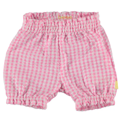 B.E.S.S. | korte broek roze geruit Vichy