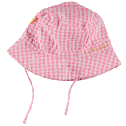 B.E.S.S. | zonnehoedje roze geruit Vichy