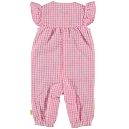 B.E.S.S. | jumpsuit roze geruit Vichy - Afbeelding 2