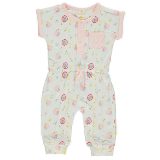 B.E.S.S. | jumpsuit shortsleeve aop fruit