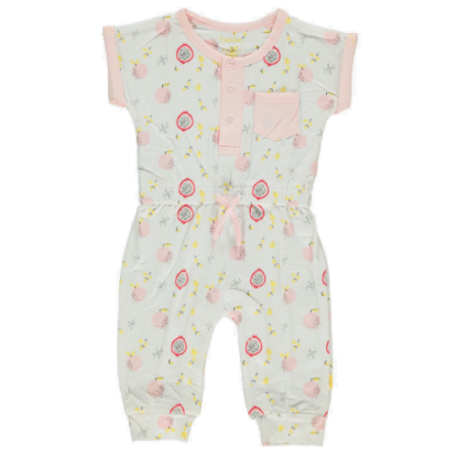 B.E.S.S. | jumpsuit shortsleeve aop fruit