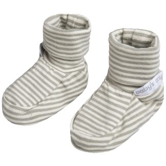 Baby's Only | slofjes stripe urban green