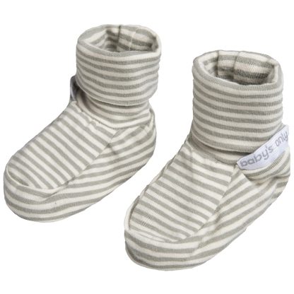 Baby's Only | slofjes stripe urban green