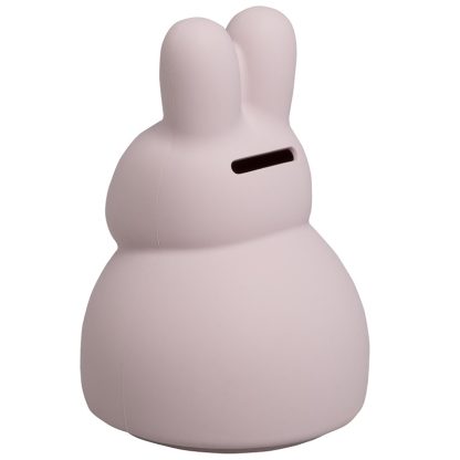 Baby's Only | siliconen spaarpot konijn oud roze - Afbeelding 2